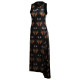 Adidas Γυναικείο φόρεμα 3-Stripes Allover Print Long Mesh Dress